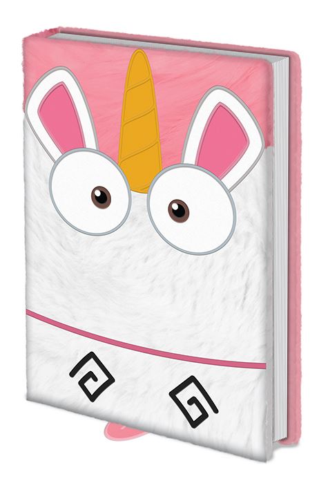 DESPICABLE ME Premium Fluffy A5 Note Book ITS SO FLUFFY