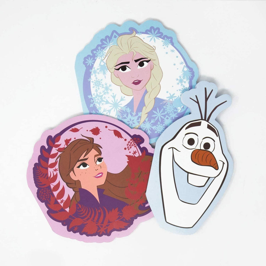Disney  | Frozen | 3 piece Notebook, 5 Piece Stationery Set & Pencil Case | Officially Licensed