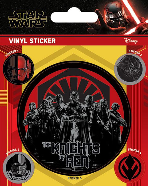 Star Wars: The Rise Of Skywalker (The Knights Of Ren) Vinyl Stickers
