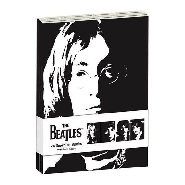 THE BEATLES Pack of 4 x A6 Lined Exercise Books REVOLVER
