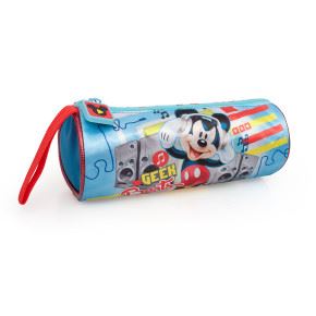 MICKEY MOUSE Barrel geek Pencil Case with Zip Closure