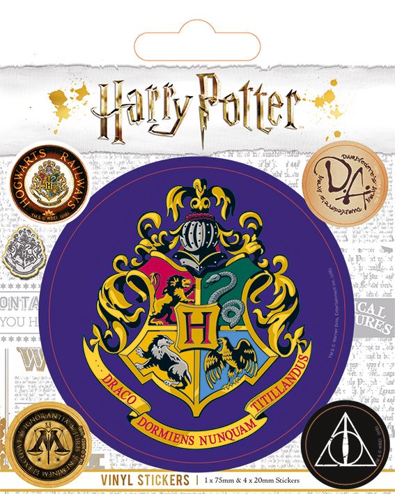 Harry Potter Vinyl Sticker Sheet - Hogwarts