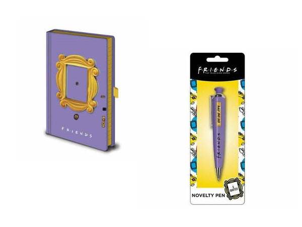 Friends (Traits) Spinning Novelty Pen and Door Framed notebook