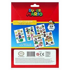 Super Mario Licensed Tech Stickers 18 x 24cm