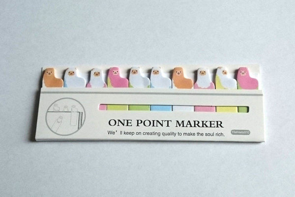 SHEEP DESIGN Sticky Page Book Marker Notes 150 Markers Total