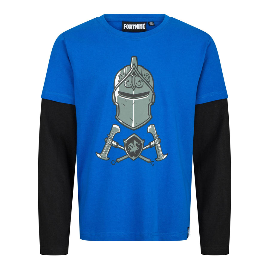 FORTNITE | Long Sleeve | DARK KNIGHT | BLUE T-Shirt  Age 10-16