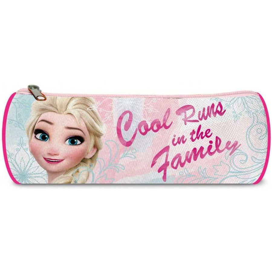 DISNEY FROZEN Barrel Pencil Case Cool Runs in the Family