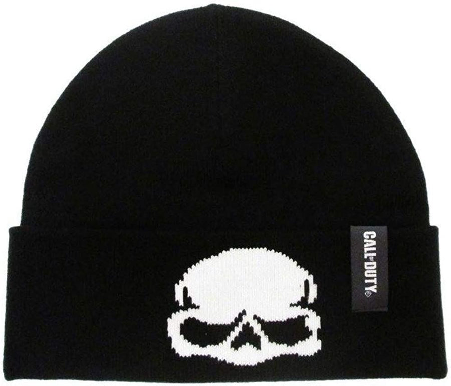 Call of Duty Beanie Hat Black with Cool Logo, black