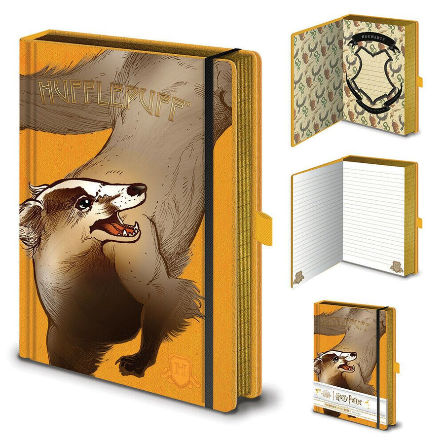 Harry Potter | INTRICATE Hufflepuff, Ravenclaw,Slytherin, Gryffindor | A5 Notebook | Officially Licensed