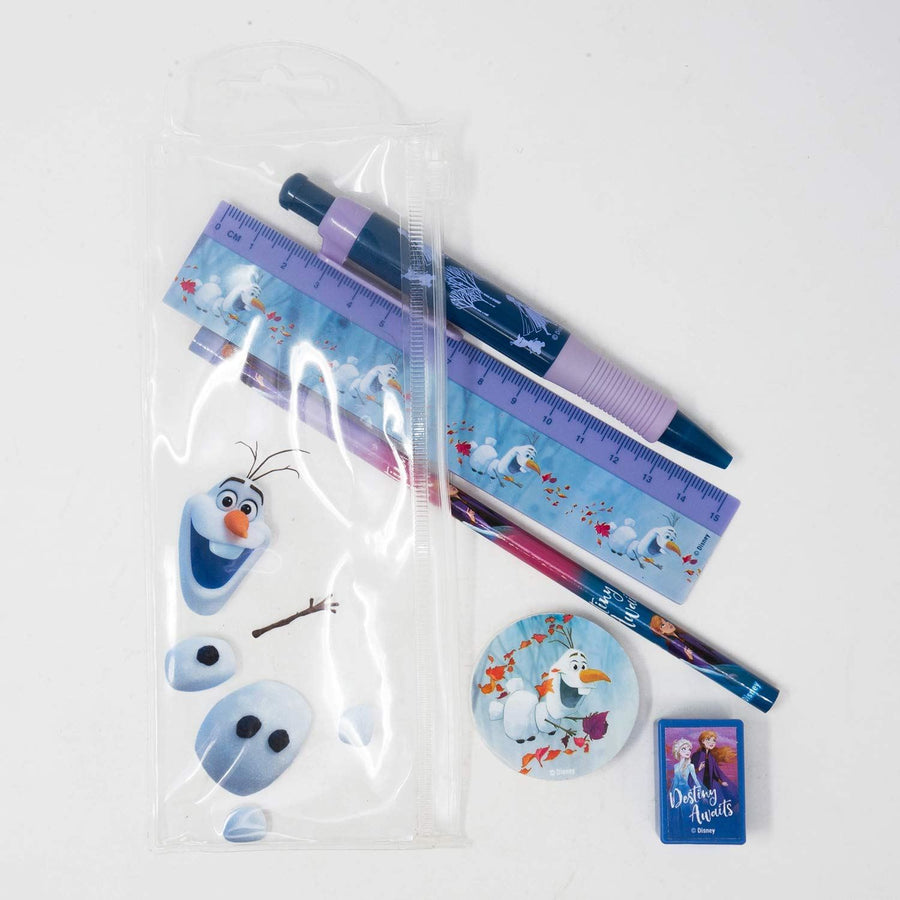 FROZEN 2 Stationery Set Filled Pencil Case Set 5 Items